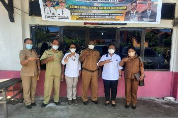 Rombongan Diskominfo Kabupaten Jayapura kunjungi Biro Antara Papua
