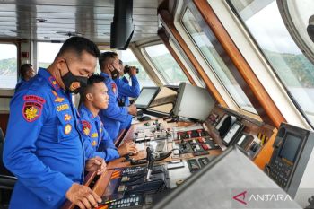 Polairud mengintensifkan patroli laut tunjang pengamanan MotoGP