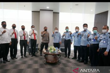 Kanwil Kemenkumham Sumsel-Polda  percepat vaksinasi napi