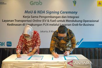 Perkuat Digitalisasi Sistem Transportasi, PLN Gandeng Grab Untuk Efisiensi dan produktivitas Operasional