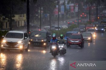 BMKG prakirakan sejumlah kota besar diguyur hujan
