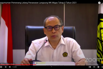 Kementerian ESDM mengumumkan pemenang lelang empat wilayah kerja migas