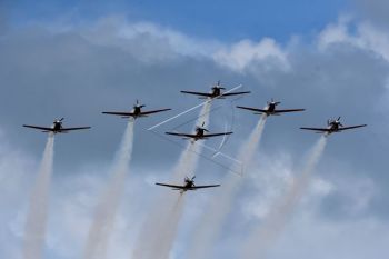 Tim aerobatik berisap meriahkan MotoGP Mandalika