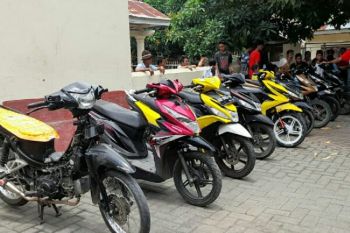 Polda Sulut ringkus pelaku curanmor, barang bukti sembilan kendaraan