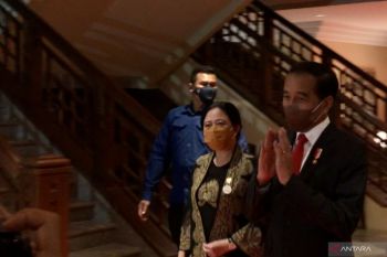Presiden Jokowi tiba di lokasi Sidang Ke-144 IPU temui ribuan delegasi