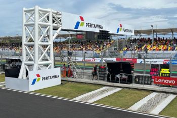 Presiden Joko Widodo nonton MotoGP Mandalika