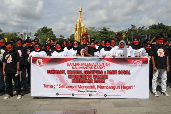 Milenial Kalbar dukung Ganjar maju sebagai capres