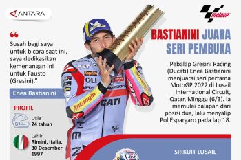 Bastianini jadi juara seri pembuka MotoGP
