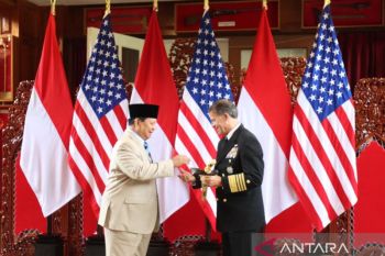 Menteri Pertahanan Prabowo terima kunjungan Komandan Komando AS untuk Indo-Pasifik