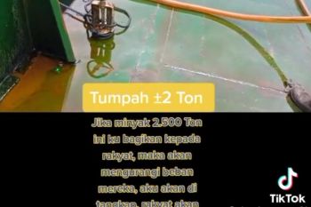 Satgas Pangan Polri usut kebenaran video diduga minyak goreng tumpah ke laut