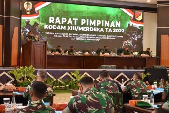 Kodam XIII/Merdeka gelar Rapim jabarkan langkah strategis upaya PEN