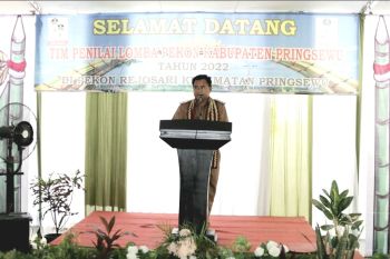 Asisten I hadiri penilaian lomba pekon tingkat Kabupaten Pringsewu tahun 2022