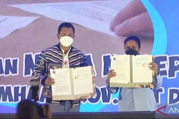 Kemenkumham NTT - Bank NTT MoU pendaftaran KI dukung pelaku UMKM