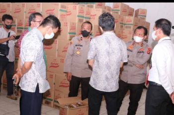 Kapolda Sumsel cek distributor minyak  goreng pastikan stok ramadhan