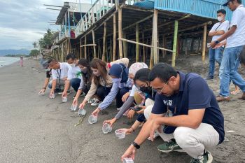 Kementerian BUMN puji binaan PLN kembangkan eduwisata penyu di Mataram