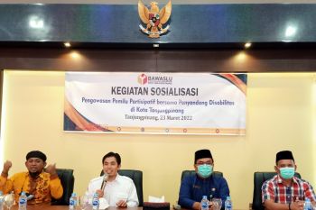 Bawaslu Tanjungpinang sosialisasi pemilu 2024 kepada kaum difabel
