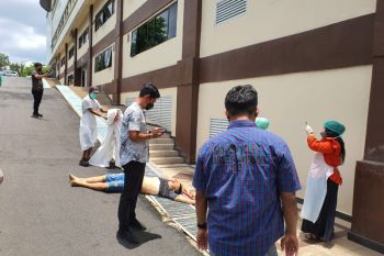 Pria melompat dari lantai 7 Hotel CK Tanjungpinang diduga alami depresi