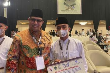 Bayu Wibisono hafiz asal Riau terbaik I MHQH Nasional 2022