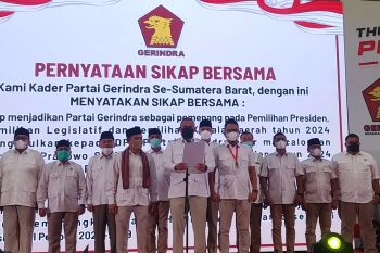 Gerindra Sumbar pasang target politik 2024