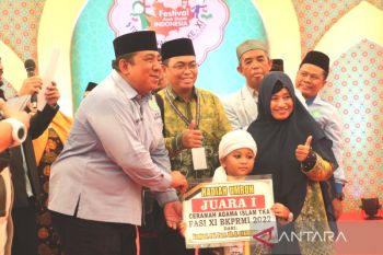 Kafilah Kalsel peringkat ke-2 juara umum FASI XI Nasional di Palembang