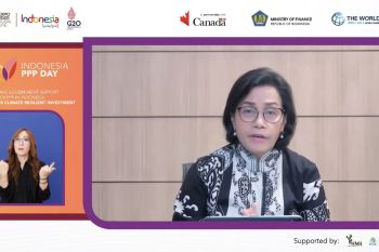 Sri Mulyani dorong pembiayaan swasta untuk pengembangan infrastruktur berkelanjutan