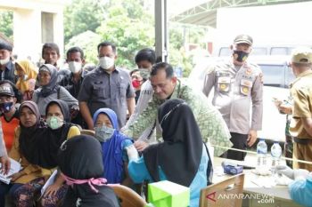 Cakupan vaksinasi di Kabupaten OKU lampaui target