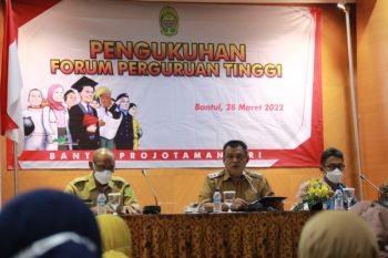 Pemkab harap Forum Perguruan Tinggi Bantul memajukan sektor pendidikan