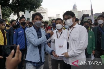 KSP temui dan dengarkan aspirasi pedemo dari Aliansi BEM Seluruh Indonesia