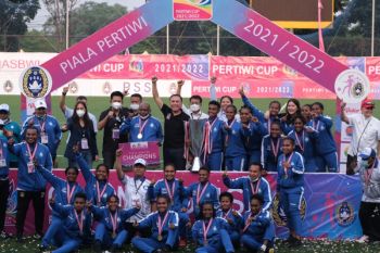 Papua juara Piala Pertiwi 2021-2022