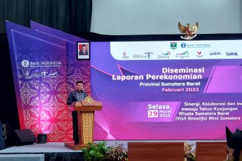 BI perkirakan ekonomi Sumbar 2022 tumbuh hingga lima persen