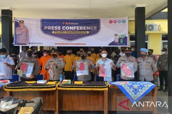Polres Dharmasraya ungkap lima kasus kriminal jelang Ramadhan