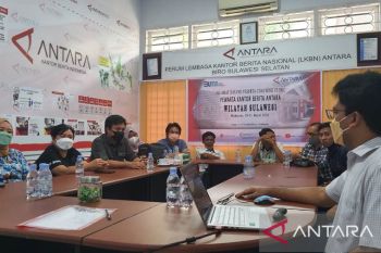 Pewarta ANTARA di Pulau Sulawesi ikut pelatihan peningkatan kualitas pemberitaan