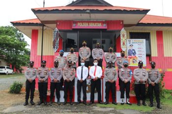 Rangkaian kunker, Kapolda Kaltara kunjungi Polsek Sekatak