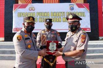 Seorang perwira Polres Meranti masuki masa pensiun