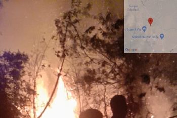 Kebakaran di Kampar hanguskan lahan 11 hektare