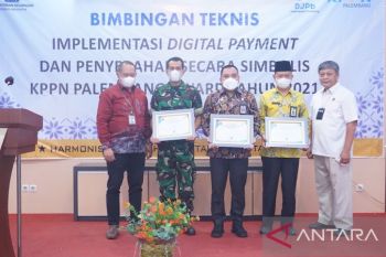 Kanwil Kemenkumham Sumsel raih penghargaan KPPN
