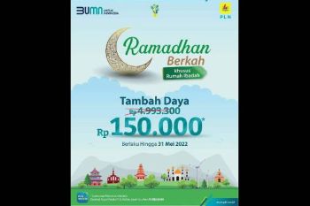Program Ramadhan berkah PLN diminati, 3.834 rumah ibadah manfaatkan promodiskon tambah daya