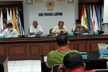 KONI Lampung gelar rakor bahas Porprov