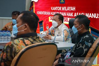 Kakanwil Kemenkumham Sumsel ikuti apel kesiapan Ramadhan 1443 H