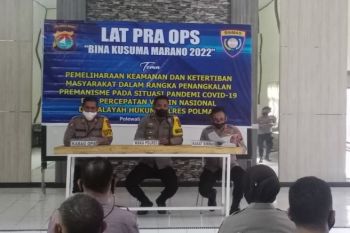 Polres Polman gelar operasi cegah penyebaran COVID-19 saat Ramadhan