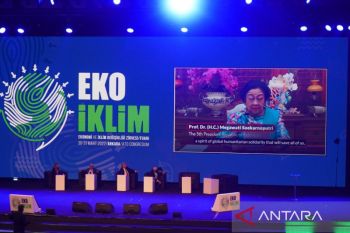 Megawati angkat kearifan lokal Indonesia pada forum iklim Turki