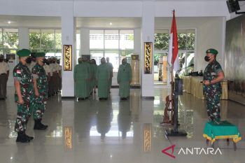 1.148 personel Kodam XVII/Cenderawasih dapat kenaikan pangkat