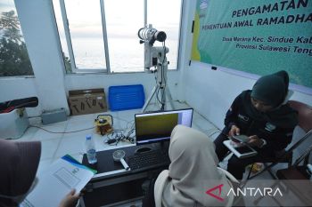 Hilal tidak terlihat  di Sulteng