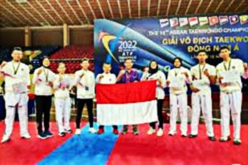 Indonesia berhasil sabet enam medali pada kejuaraan taekwondo di Vietnam