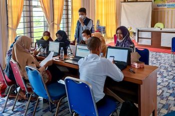 Mantapkan Pelaporan SPT Unifikasi, KP2KP Bagansiapiapi kunjungi Kemenag Rohil