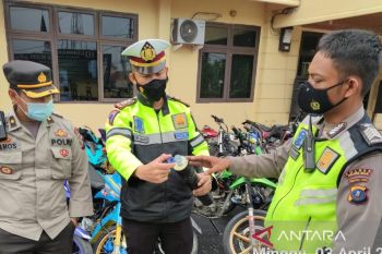 Polisi sita puluhan sepeda motor balap liar di  Tajungbalai