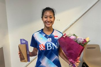 Putri KW pebulu tangkis Indonesia pertama juara Orleans Masters