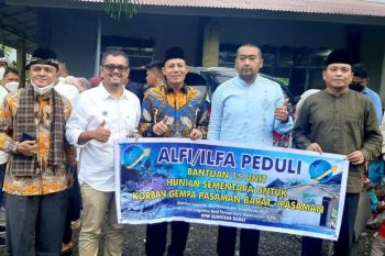 ALFI salurkan bantuan bagi korban gempa di Sumbar