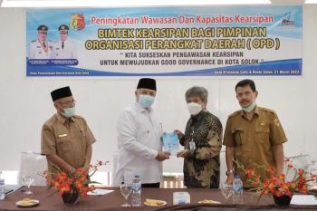 Wako Solok harapkan OPD setempat dapat kelola arsip dengan baik