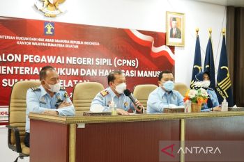 Kakanwil Kemenkumham Sumsel ingatkan CPNS 2021 jauhi narkoba